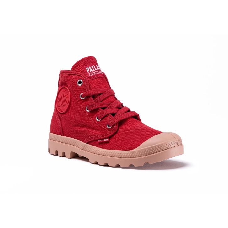 Dámské Boty Palladium Pampa Hi Červené | CZ VZW-59C